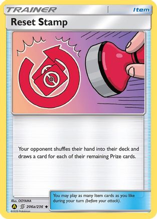 Reset Stamp 206a/236 - Promo