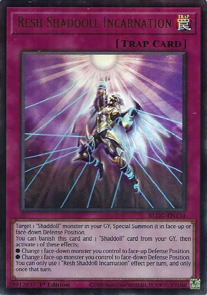 Resh Shaddoll Incarnation (BLGG-EN134) - Ultra Rare