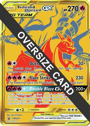 Reshiram & Charizard GX SM247 - Holofoil - Promo