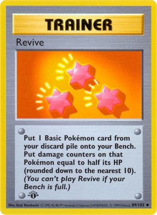 Revive 089/102  - 1st Edition - Uncommon