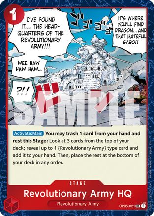 Revolutionary Army HQ (Pirate Foil) (OP05-021) - Uncommon