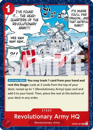 Revolutionary Army HQ (Reprint) (OP05-021) - Uncommon