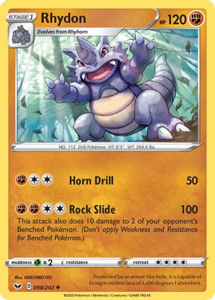 Rhydon 098 - Uncommon