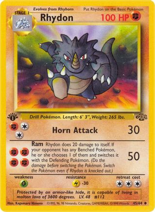 Rhydon 045 - 1st Edition - Uncommon