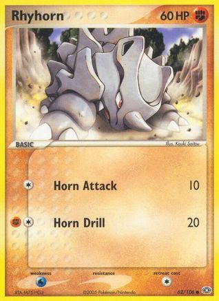 Rhyhorn - Reverse Holofoil - Common