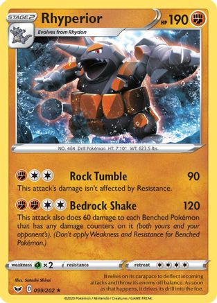 Rhyperior 099 - Holofoil - Holo Rare