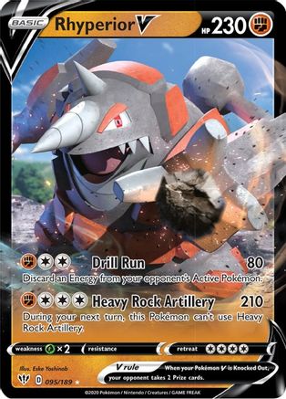 Rhyperior V 095 - Holofoil - Ultra Rare