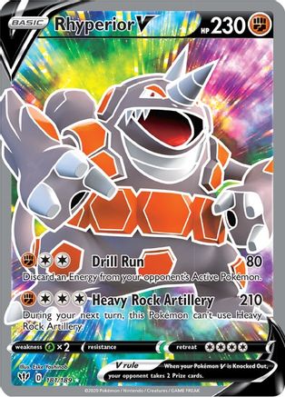 Rhyperior V (Full Art) 181 - Holofoil - Ultra Rare