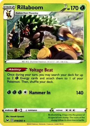 Rillaboom (Cosmos Holo) 014/202 - Holofoil - Promo