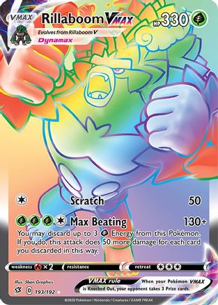 Rillaboom VMAX (Secret) - Holofoil - Secret Rare