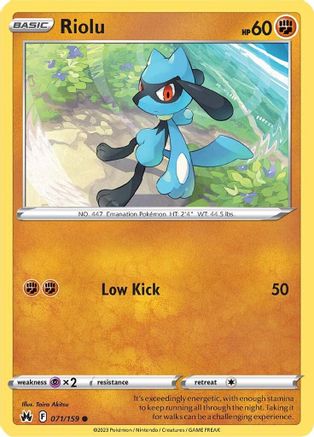 Riolu 071 - Common