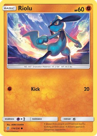 Riolu (116) (116) 116 - Common