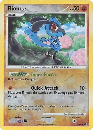 Riolu (Cracked Ice Holo) 016 - Holofoil - Common
