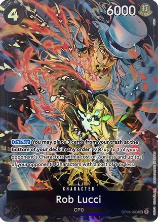 Rob Lucci (Illustration Box EX) (OP05-093) - Super Rare
