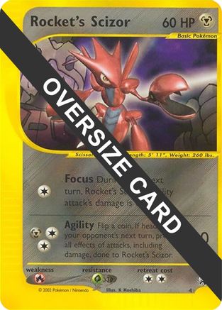 Rocket's Scizor - 4 - Holofoil - Promo