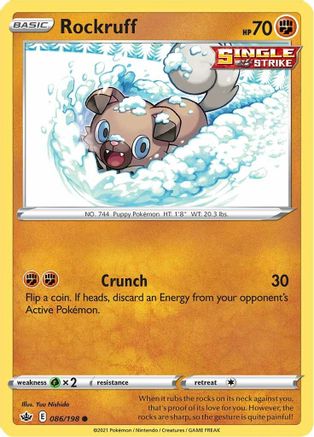 Rockruff 086 - Common