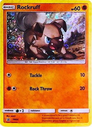 Rockruff (General Mills Promo) SM06 - Holofoil - Promo