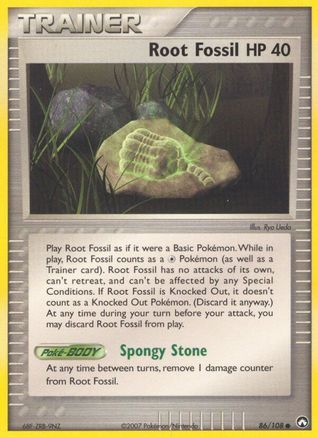 Root Fossil - Reverse Holofoil - Common