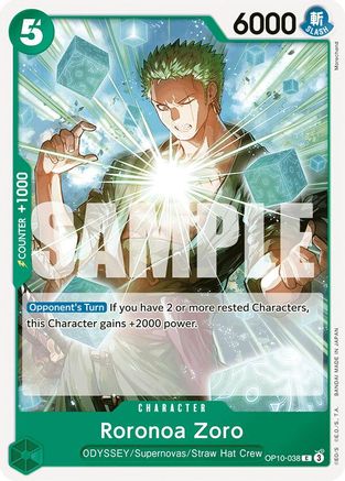 Roronoa Zoro (038) (OP10-038) - Common