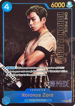 Roronoa Zoro (Premium Card Collection -Live Action Edition-) (P-056) - Promo