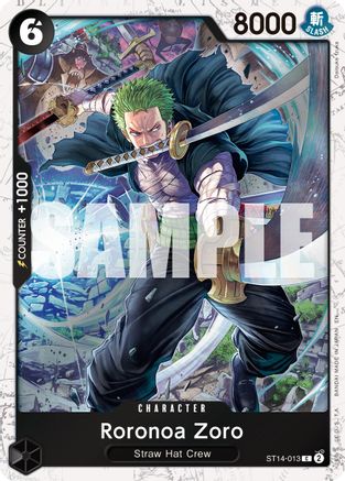 Roronoa Zoro - ST14-013 (Pirate Foil) (ST14-013) - Common