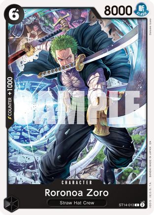 Roronoa Zoro - ST14-013 (Reprint) (ST14-013) - Common
