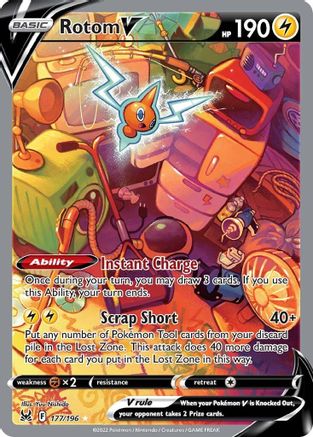 Rotom V (Alternate Full Art) 177 - Holofoil - Ultra Rare