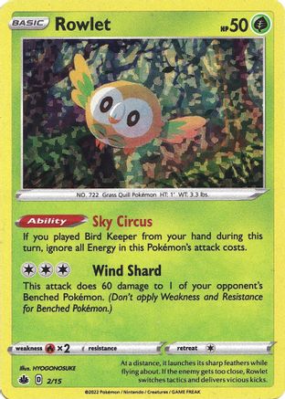 Rowlet 002/15 - Holofoil - Promo