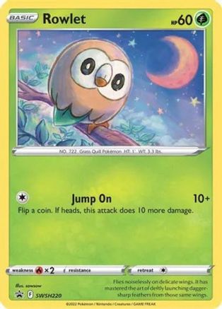 Rowlet (Cosmos Holo) SWSH220 - Holofoil - Promo