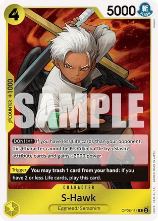 S-Hawk (OP08-114) - Rare