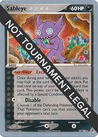 Sableye - 2008 (Tristan Robinson) 010 - Rare