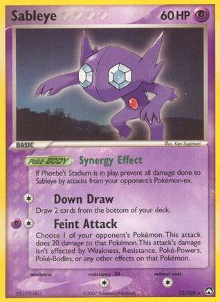 Sableye 022 - Reverse Holofoil - Rare