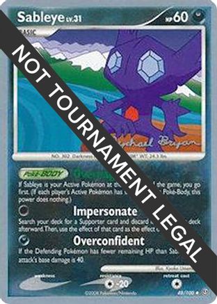 Sableye - 2010 (Mychael Bryan) 048 - Uncommon