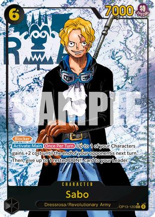Sabo (120) (Parallel) (OP13-120) - Secret Rare