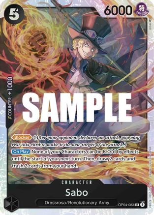 Sabo (OP04-083) - Super Rare