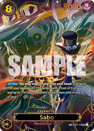Sabo - OP07-118 (SP) (OP07-118) - Secret Rare