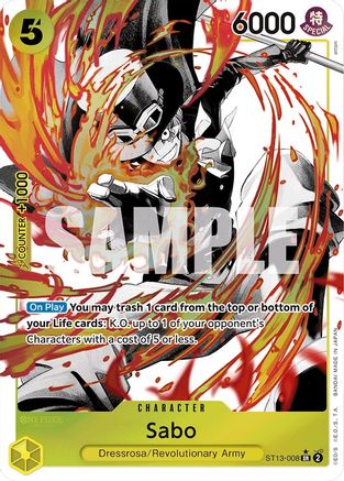 Sabo (008) (Parallel) (ST13-008) - Super Rare