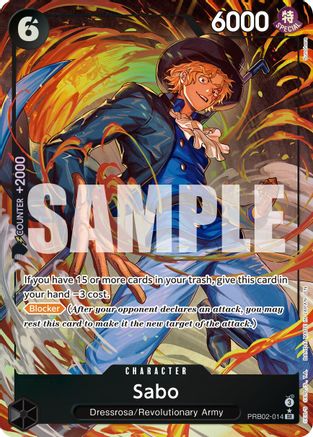 Sabo - PRB02-014 (Alternate Art) (PRB02-014) - Super Rare