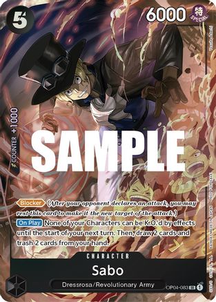 Sabo (Sealed Battle 2023 Vol. 1) (OP04-083) - Super Rare