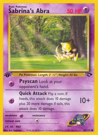 Sabrina's Abra (94) (94) 094 - 1st Edition - Common