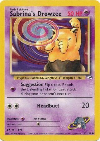 Sabrina's Drowzee 092 - Unlimited - Common