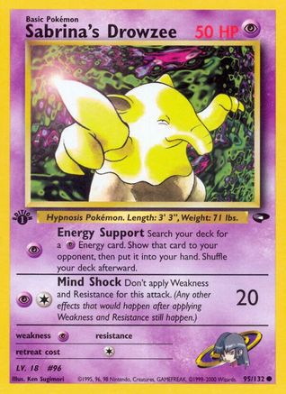 Sabrina's Drowzee 095 - 1st Edition - Common