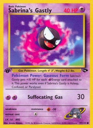 Sabrina's Gastly (97) (97) 097 - 1st Edition - Common