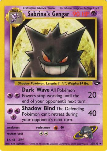 Sabrina's Gengar 029 - Unlimited - Rare
