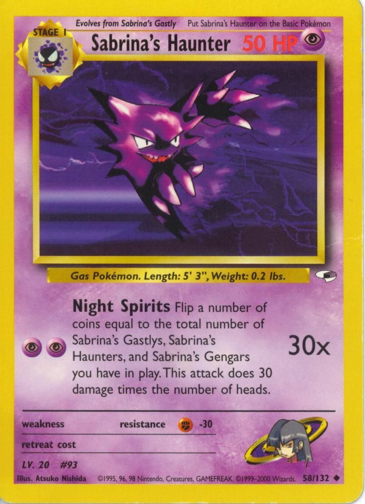 Sabrina's Haunter 058 - Unlimited - Uncommon