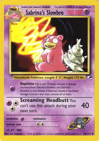 Sabrina's Slowbro 060 - Unlimited - Uncommon