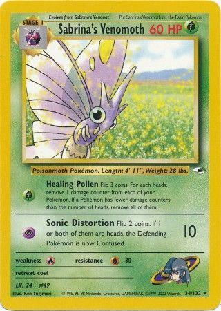 Sabrina's Venomoth 034 - Unlimited - Rare