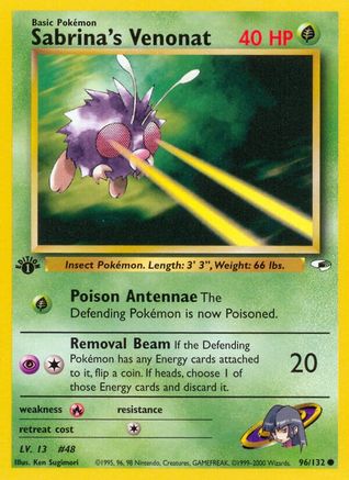 Sabrina's Venonat 096 - 1st Edition - Common