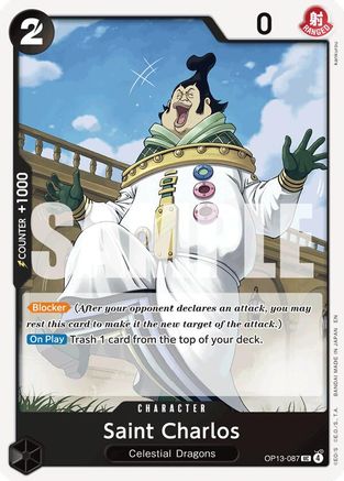 Saint Charlos (OP13-087) - Uncommon