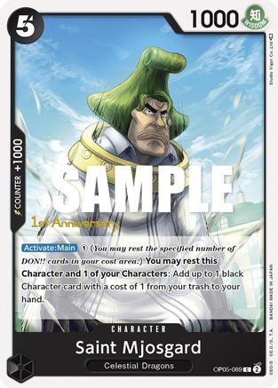 Saint Mjosgard (OP05-089) - Common